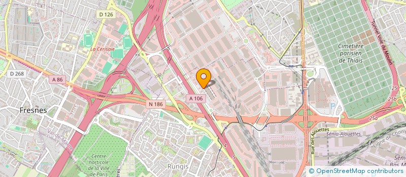 localisation de l'entreprise ETABLISSEMENTS METRAILLE  RUNGIS