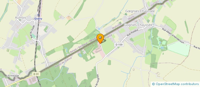 localisation de l'entreprise ETABLISSEMENTS MEURANT à GOGNIES-CHAUSSEE