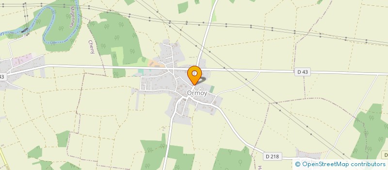 localisation de l'entreprise ETABLISSEMENTS MICHAUT à ORMOY