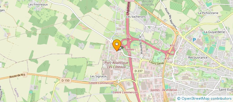 localisation de l'entreprise ETABLISSEMENTS MICHEL à SAINT-GEORGES-DES-COTEAUX
