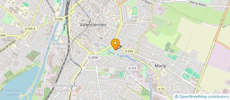 localisation de l'entreprise ETABLISSEMENTS MICHEL LESNES à VALENCIENNES