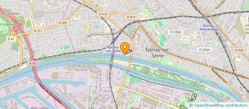 localisation de l'entreprise ETABLISSEMENTS MICHEL MARINE à EPINAY-SUR-SEINE