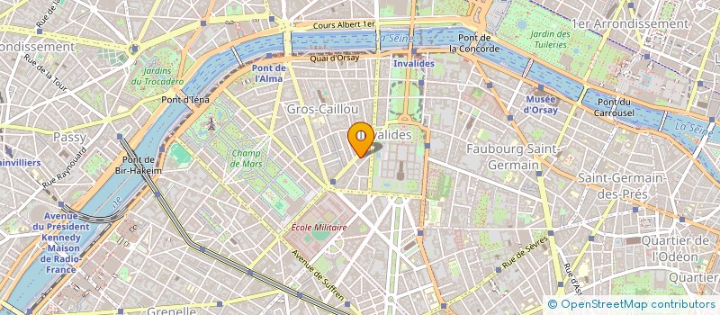 localisation de l'entreprise ETABLISSEMENTS MICHEL RENAUD à PARIS