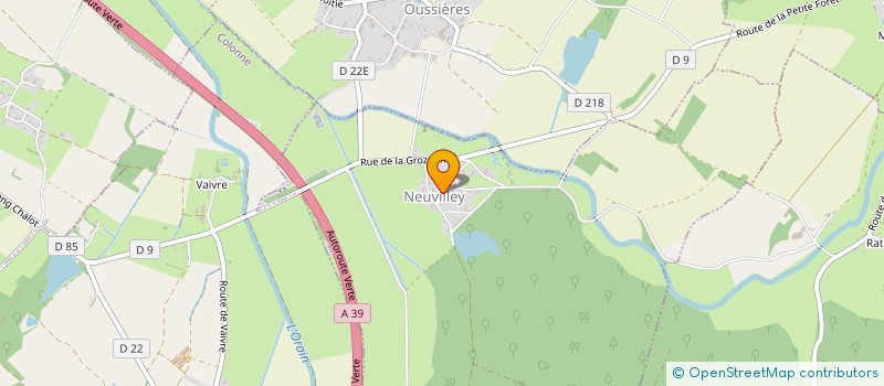 localisation de l'entreprise ETABLISSEMENTS MIGNOT à VAUX-SUR-POLIGNY