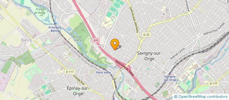 localisation de l'entreprise ETABLISSEMENTS MIGNOT à SAVIGNY-SUR-ORGE