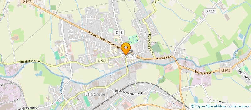 localisation de l'entreprise ETABLISSEMENTS MILLEQUANT  ESTAIRES