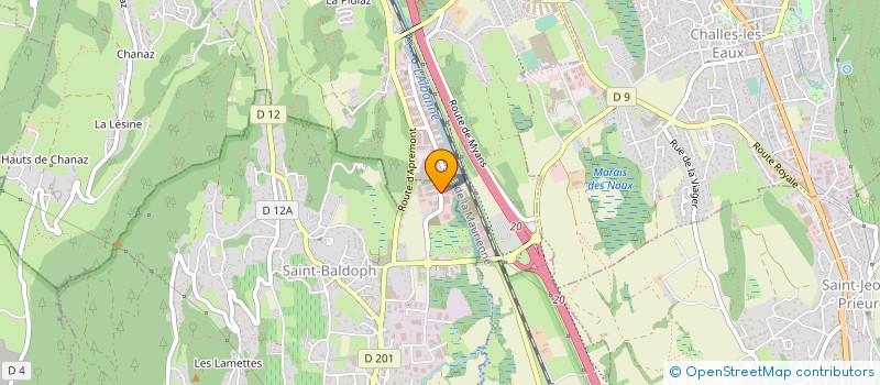 localisation de l'entreprise ETABLISSEMENTS MILLION-NANTOIS à SAINT-BALDOPH