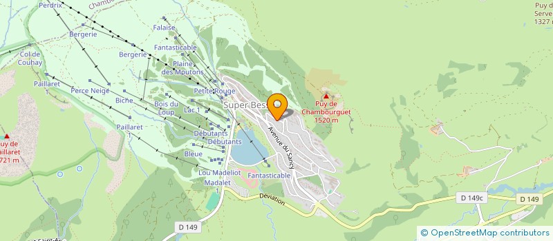 localisation de l'entreprise ETABLISSEMENTS MINART  BESSE-ET-SAINT-ANASTAISE