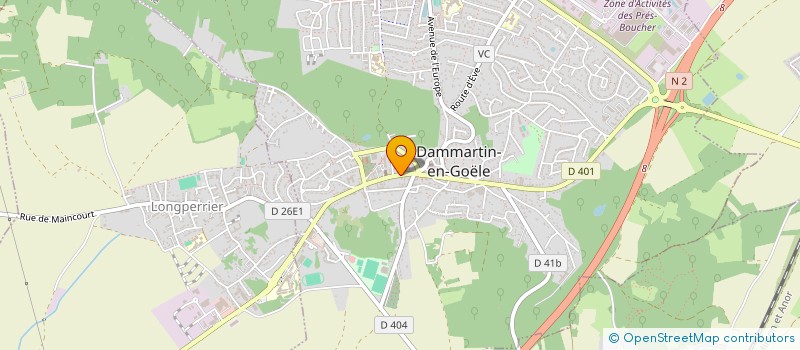 localisation de l'entreprise ETABLISSEMENTS MIOT ET FILS à DAMMARTIN-EN-GOELE