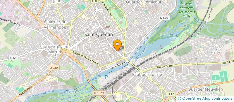 localisation de l'entreprise ETABLISSEMENTS MISSENARD-QUINT à SAINT-QUENTIN