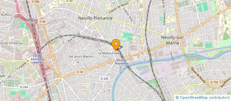 localisation de l'entreprise ETABLISSEMENTS MKM à NEUILLY-PLAISANCE