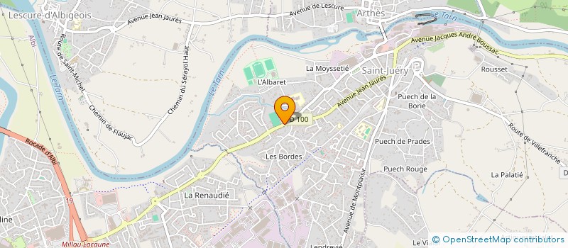 localisation de l'entreprise ETABLISSEMENTS MOGIS à SAINT-JUERY