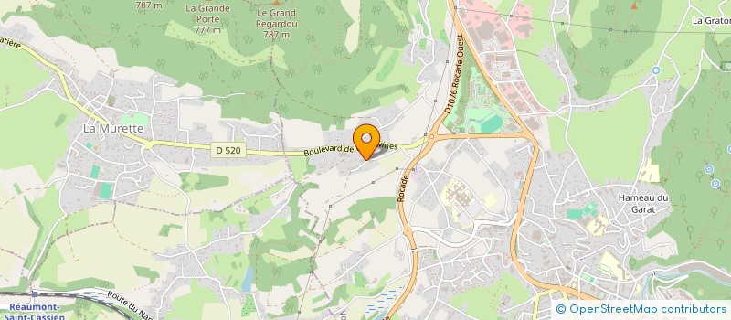 localisation de l'entreprise ETABLISSEMENTS MOLLARD ET FILS à VOIRON