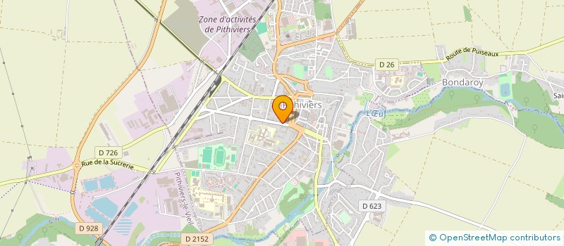 localisation de l'entreprise ETABLISSEMENTS MOLVAUT à PITHIVIERS