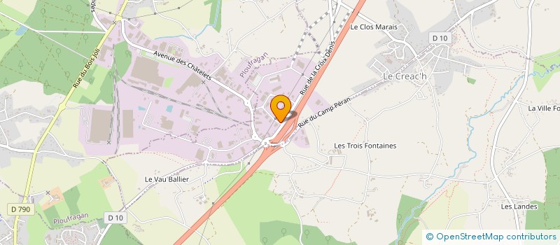 localisation de l'entreprise ETABLISSEMENTS MONCHOIX à TREGUEUX