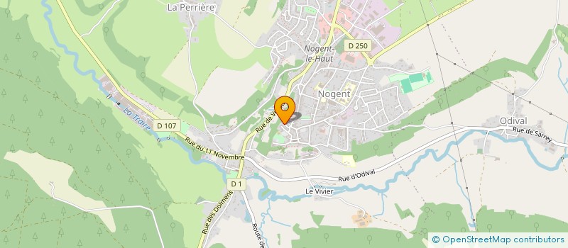 localisation de l'entreprise ETABLISSEMENTS MONOLUX à NOGENT