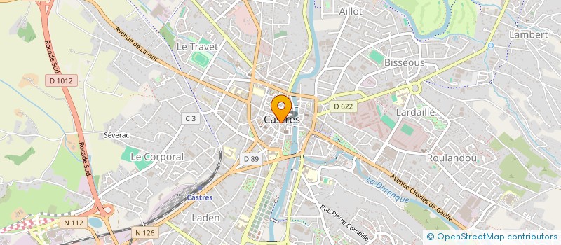 localisation de l'entreprise ETABLISSEMENTS MONTAUD à CASTRES