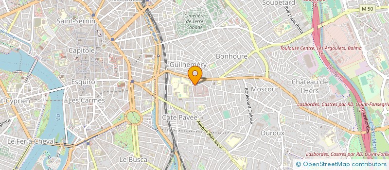 localisation de l'entreprise ETABLISSEMENTS MOOTS à TOULOUSE