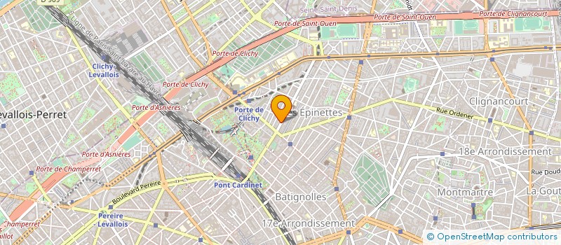 localisation de l'entreprise ETABLISSEMENTS MOREAU ET ASSOCIES à PARIS