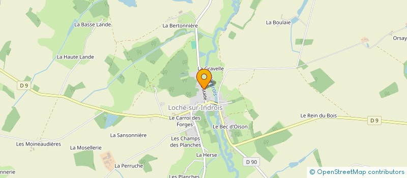 localisation de l'entreprise ETABLISSEMENTS MOREAU ET FILS à GENILLE