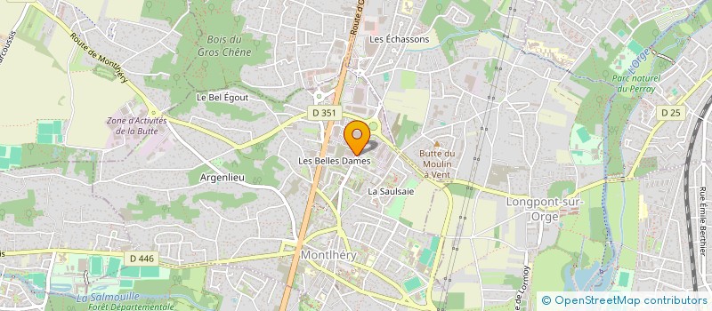 localisation de l'entreprise ETABLISSEMENTS MORIN à MONTLHERY