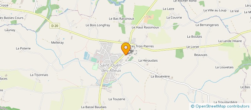 localisation de l'entreprise ETABLISSEMENTS MORINAIS à SAINT-OUEN-DES-ALLEUX