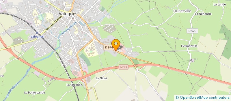 localisation de l'entreprise ETABLISSEMENTS MOTIN FRERES à VALOGNES