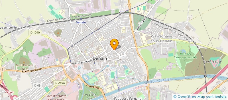 localisation de l'entreprise ETABLISSEMENTS MOTTE à DENAIN
