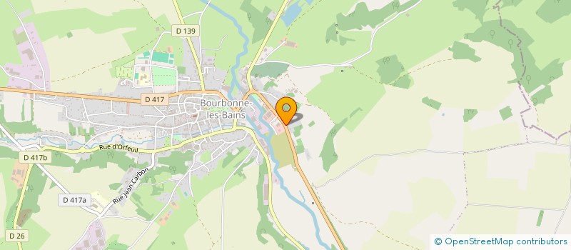 localisation de l'entreprise ETABLISSEMENTS MOUCHOTTE à BOURBONNE-LES-BAINS