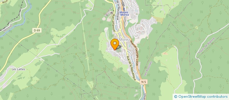 localisation de l'entreprise ETABLISSEMENTS MOUREAU-TOILLON à HAUTS DE BIENNE