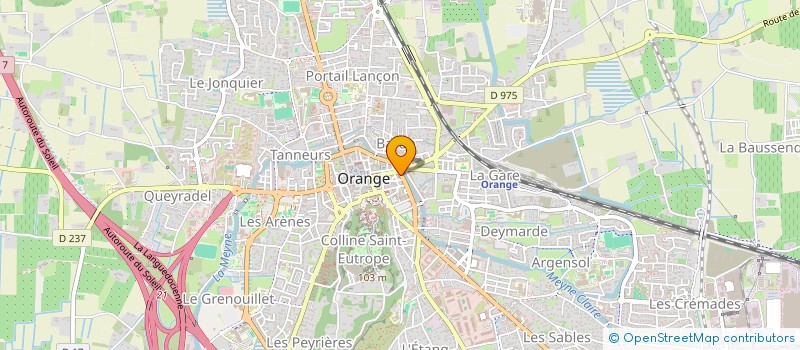 localisation de l'entreprise ETABLISSEMENTS MUNAR ET FILS  ORANGE