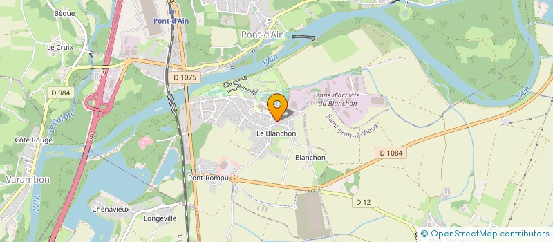 localisation de l'entreprise ETABLISSEMENTS MUSY à PONT-D'AIN