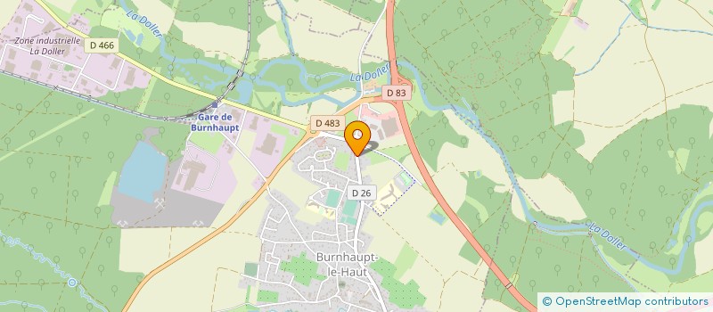localisation de l'entreprise ETABLISSEMENTS MUTZ ET FILS  BURNHAUPT-LE-BAS