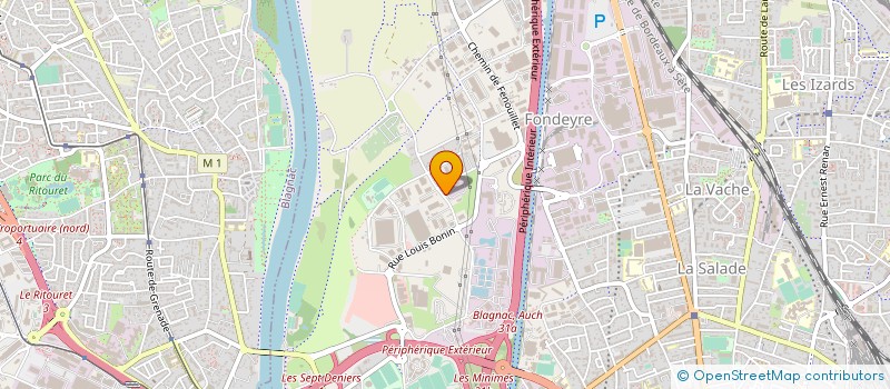 localisation de l'entreprise ETABLISSEMENTS NADAL à TOULOUSE