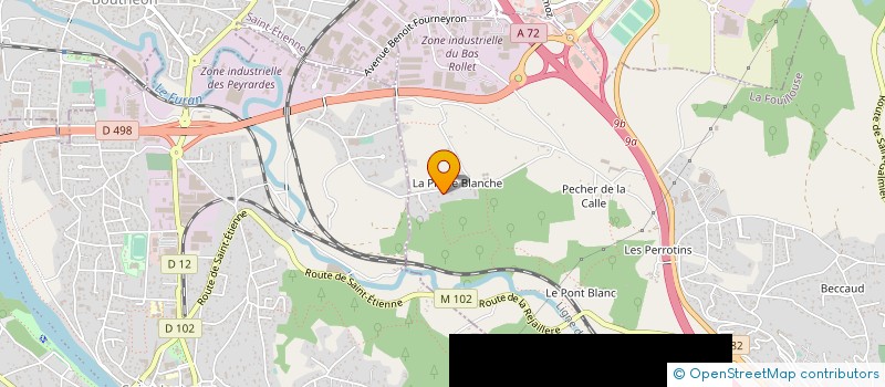 localisation de l'entreprise ETABLISSEMENTS NANTAS à LA FOUILLOUSE