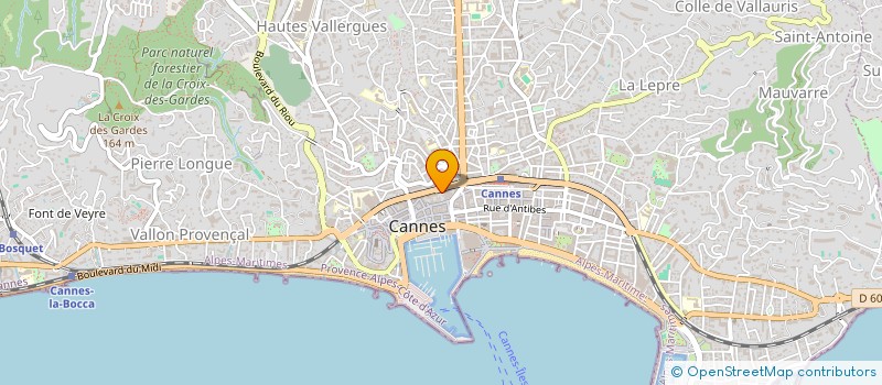localisation de l'entreprise ETABLISSEMENTS NAVELLO FRERES à CANNES