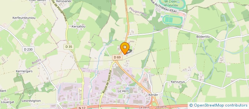 localisation de l'entreprise ETABLISSEMENTS NEDELEC à LANDIVISIAU
