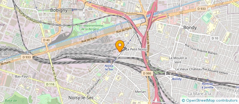 localisation de l'entreprise ETABLISSEMENTS NET DEBARRAS à NOISY-LE-SEC