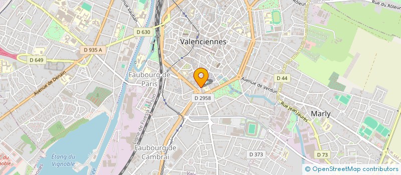 localisation de l'entreprise ETABLISSEMENTS NICOLAS SOYEZ à VALENCIENNES