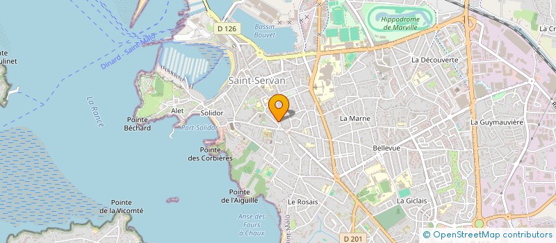 localisation de l'entreprise ETABLISSEMENTS NICOLLIET  SAINT-MALO