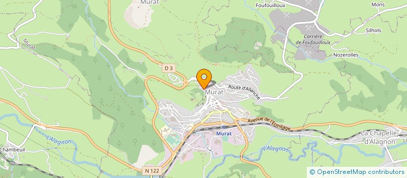 localisation de l'entreprise ETABLISSEMENTS NIOUCEL à MURAT