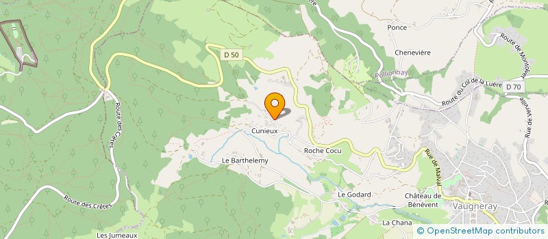 localisation de l'entreprise ETABLISSEMENTS NOCA ZACHARIE à VAUGNERAY