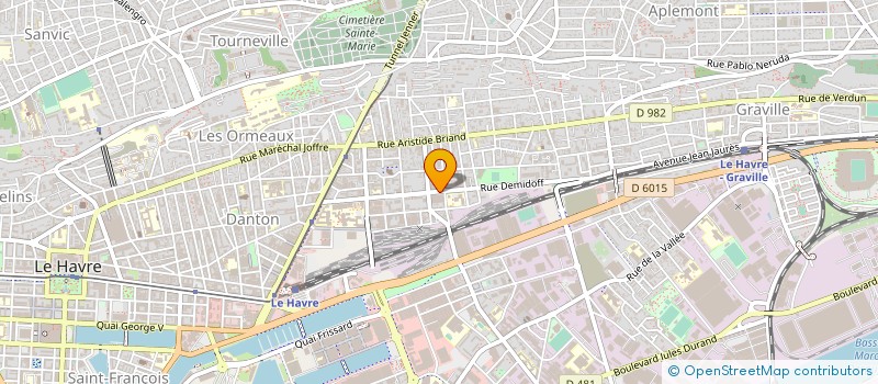 localisation de l'entreprise ETABLISSEMENTS NOCHER à LE HAVRE