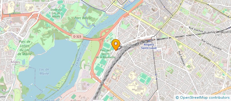 localisation de l'entreprise ETABLISSEMENTS NOGUES-CHUPIN à ANGERS