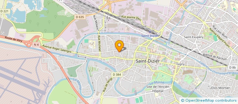 localisation de l'entreprise ETABLISSEMENTS NOIRET à SAINT-DIZIER