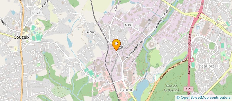 localisation de l'entreprise ETABLISSEMENTS NORMAND à LIMOGES