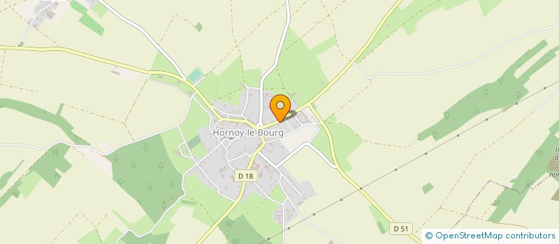 localisation de l'entreprise ETABLISSEMENTS NORMAND à HORNOY-LE-BOURG