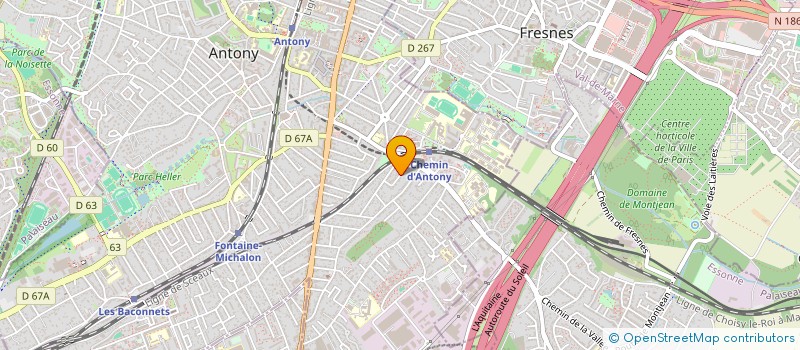 localisation de l'entreprise ETABLISSEMENTS NOSARTEX à ANTONY