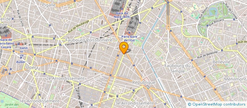 localisation de l'entreprise ETABLISSEMENTS NOURY à PARIS