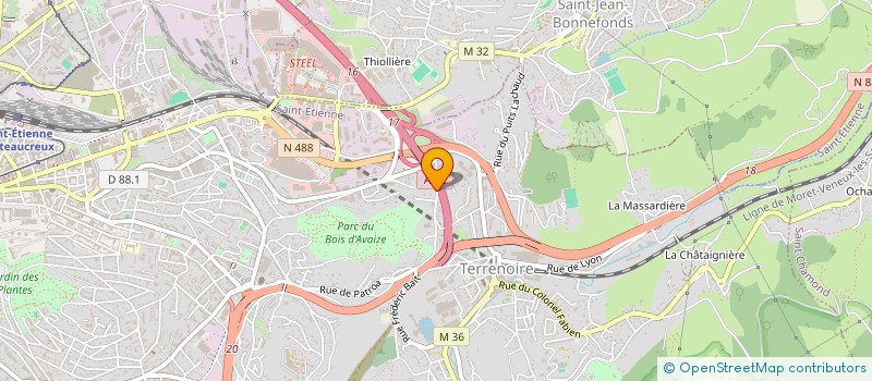 localisation de l'entreprise ETABLISSEMENTS NOZOMU  SAINT-ETIENNE